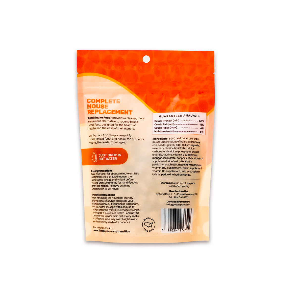 NEW Good Snake Food - Pinky Size